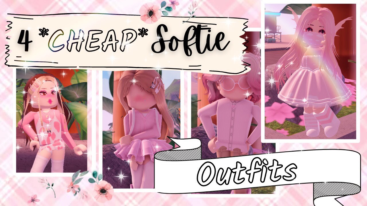 4 *CHEAP* Softie Outfits for Royale High|RH Lookbook - YouTube