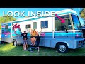 RV TOUR - Full-Time RV Living / FAMILY OF 5  / BEFORE AND AFTER