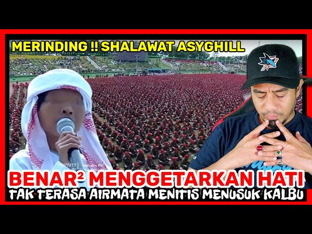 DAHSYAT ‼️ SHOLAWAT ASYGHILL AZZAM NUR MUKJIZAT & RATUSAN RIBU BANSER SAAT HARLAH 1 ABAD NU 🇲🇾React class=