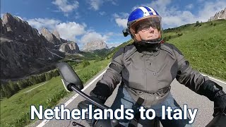 Yamaha Nmax 155 long distance trip to Alps and Dolomites - Cinematic