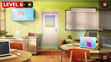 100 Doors Games Escape From School LEVEL 6 - Gameplay Walkthrough Android IOS