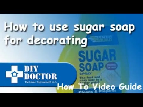 Cleaning TIP - Wash walls with sugar soap and warm water with a