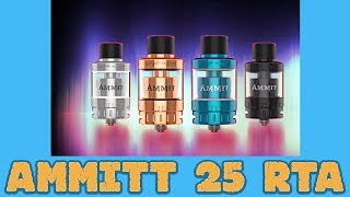 TOP Single Coil RTA Right NOW! The Ammit 25 By Geek Vape! - YouTube