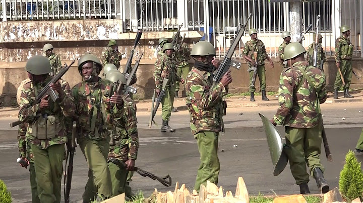 Mashirika Yakashifu Maafisa Wa Polisi Kwa Kutumia Nguvu Kupita Kiasi