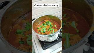 spicy cooker chicken curry ??spicy food nonveg food trending shortsexplorepage