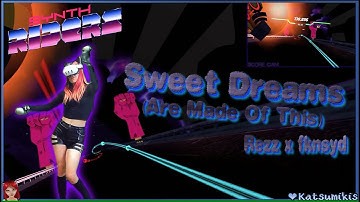 Synth Riders VR Gameplay | Sweet Dreams Are Made Of This | Custom Map #gameplay #synthriders #dance