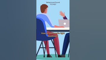 TCS NQT HR Interview Question Answered | How do you Handle Tight Deadlines? | #hr #interview