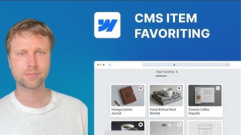 Enabling CMS Favoriting For Webflow | Supersparks Tutorial