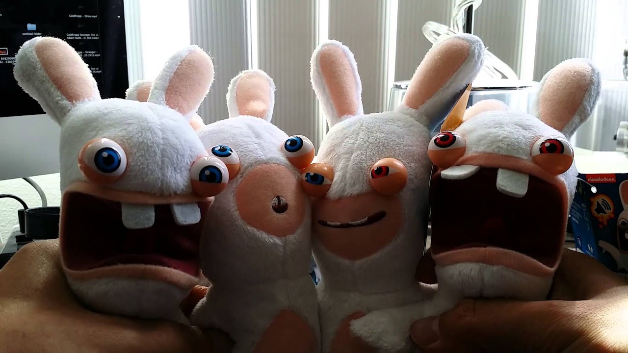 raving rabbids plush