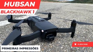 PRIMEIRAS IMPRESSÕES hubsan Blackhawk 1 drone barato para iniciantes com GPS e Gimbal