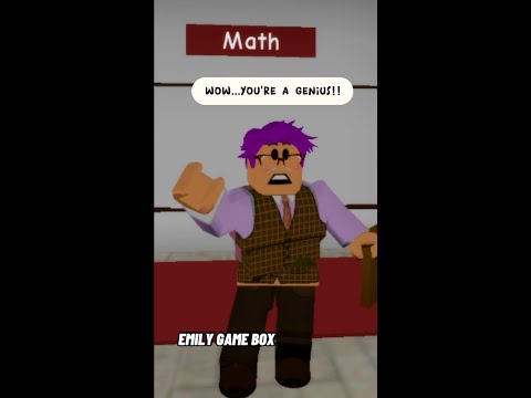 When you are PRO at MATH (meme) Roblox #shorts