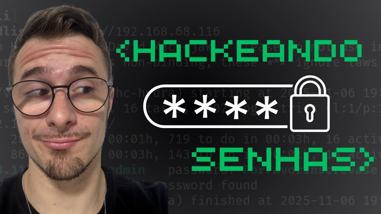 Como Hackers Quebram Senhas (Na Prática) 🔓 Hydra + John + Hashcat
