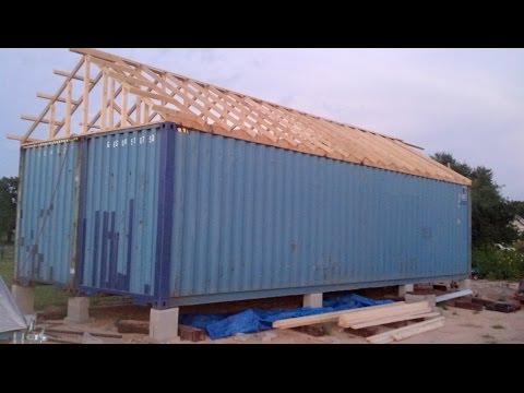 Video: Hus fra en sjøcontainer (bilde). Bygge et hus fra fraktcontainere