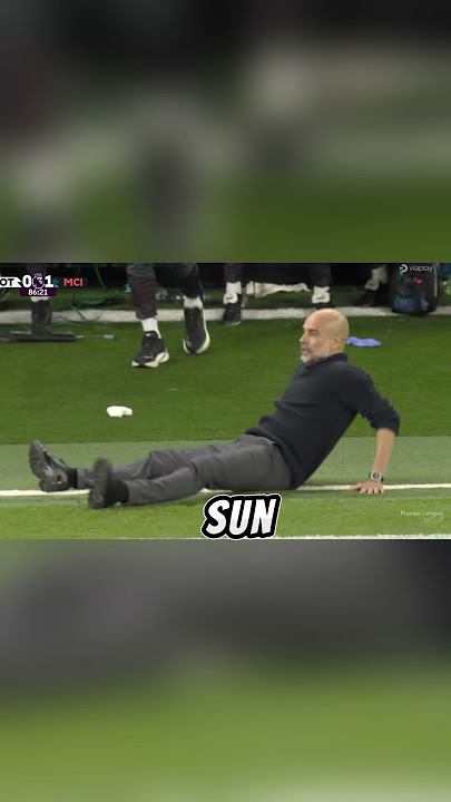 Pep Guardiola's reaction on Son's miss vs Manchester City