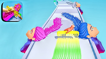 Brush Hair ​- All Levels Gameplay Android,ios (Levels 5-6)