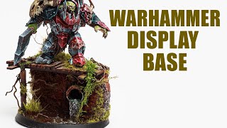 How to make: Warhammer Display Base - Orruk Warclans