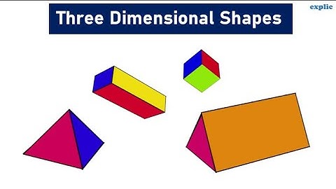 Three dimensional shapes  (CBSE Class 6)