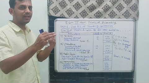 B.Com Sem 4 - Financial Accounting - Lecture 3