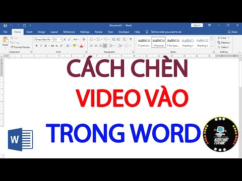 Cách chèn video vào trong Word | Cách thêm video vào Word