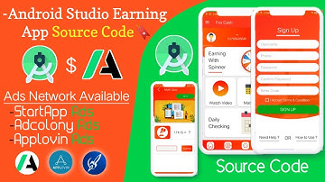 Earning App Source Code!  StartApp,Adcolony, Applovin ! Android Studio Source Code Technical 2.2