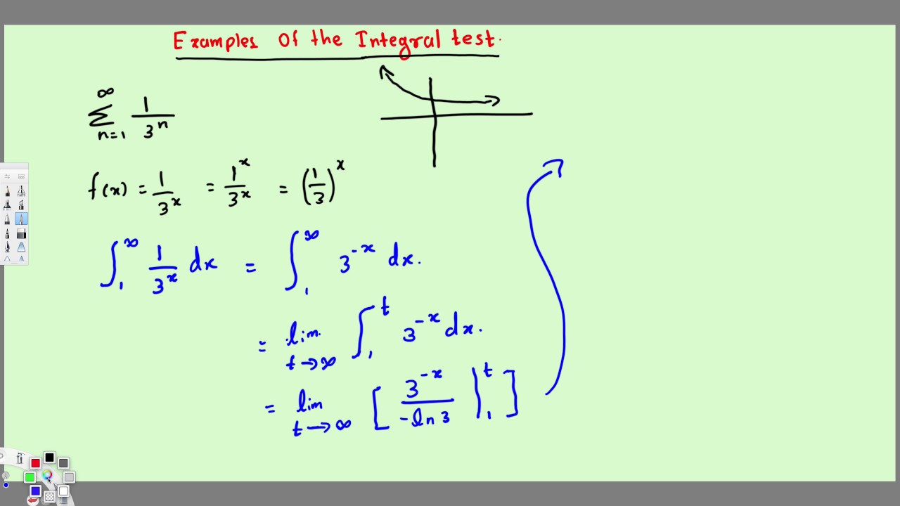Integral Test to Evaluate Series, Ex 1 - Calculus - YouTube