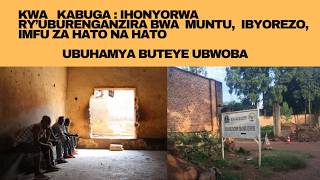 KWA KABUGA : UBUHAMYA BUTEYE UBWOBA BW'UWAHAFUNGIWE
