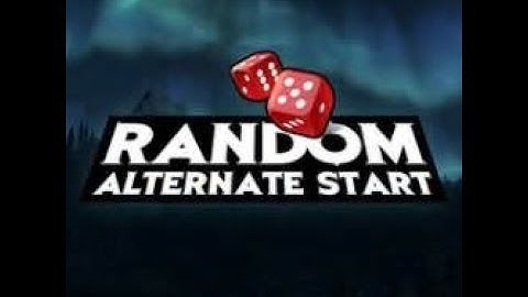 Skyrim - Random Alternate Start Gameplay
