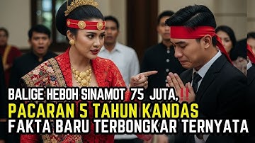 BALIGE HEBOH Gagal Nikah Karena Gengsi Marga, Saat Tuntutan Mahar Rp75 Juta  Tapi Terbongkar sebenar