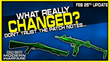 Buffs/Nerfs & Inaccurate Patch Notes... | What Really Changed? (Feb 25th Update)