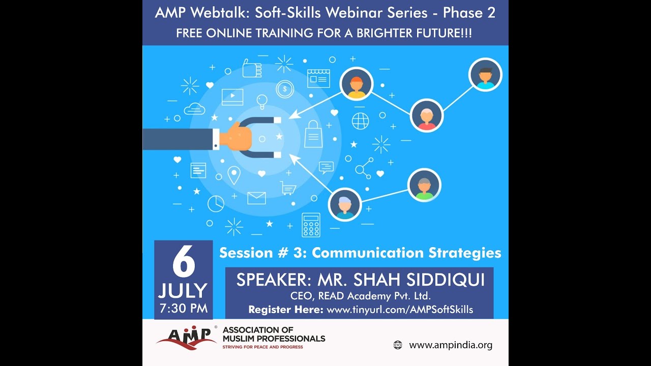 AMP Webtalk on COMMUNICATION STRATEGIES | Soft Skills Webinar Series 2 - Day 3