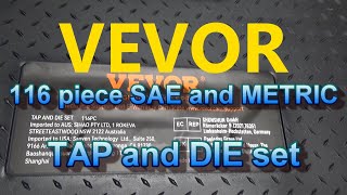 VEVOR 116 piece Tap and Die set tool review