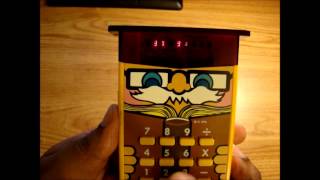 1976 Texas Instruments Little Professor Quick Review - Vintage Handheld Gaming From 1976.