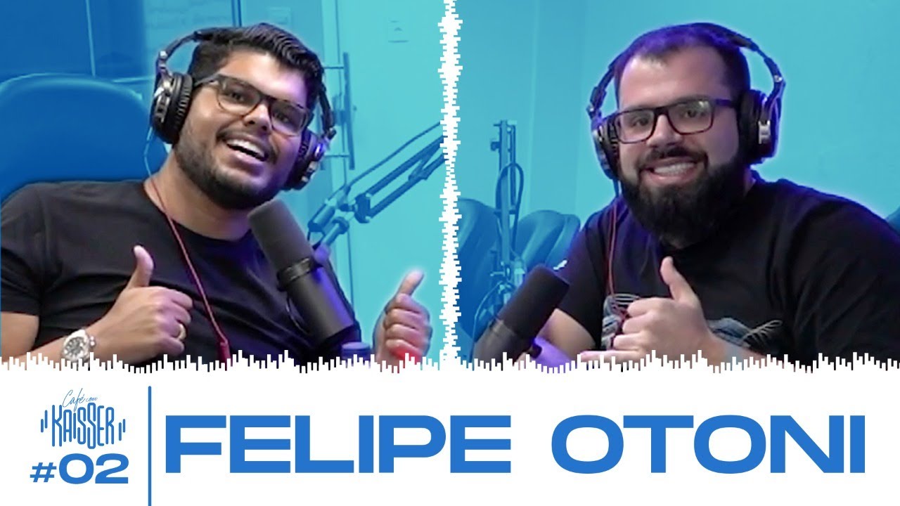 Capa oficial do Café com Kaisser com Felipe Otoni