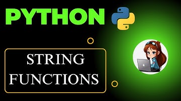 STRING FUNCTIONS| PYTHON FOR BEGINNERS 2024
