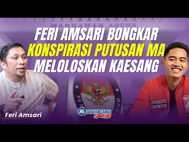 Feri Amsari Bongkar Konspirasi Putusan MA Meloloskan Kaesang | #SPEAKUP class=