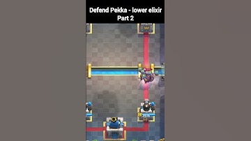 defend Pekka with lower elixir part 2 (Bats)#clashroyale #pekka #clashroyaletips