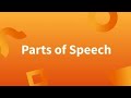Parts of speech &amp; its Types | Grammar | Learn English #partsofspeech