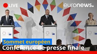 En direct | Sommet européen : conférence de presse finale