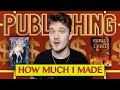 How much i made publishing my books 