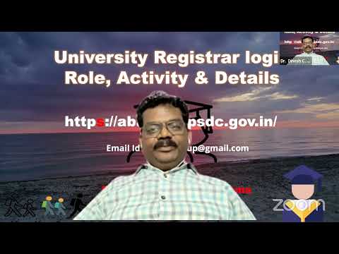 ABACUS-UP :University Registrar login  Role, Activity & Details