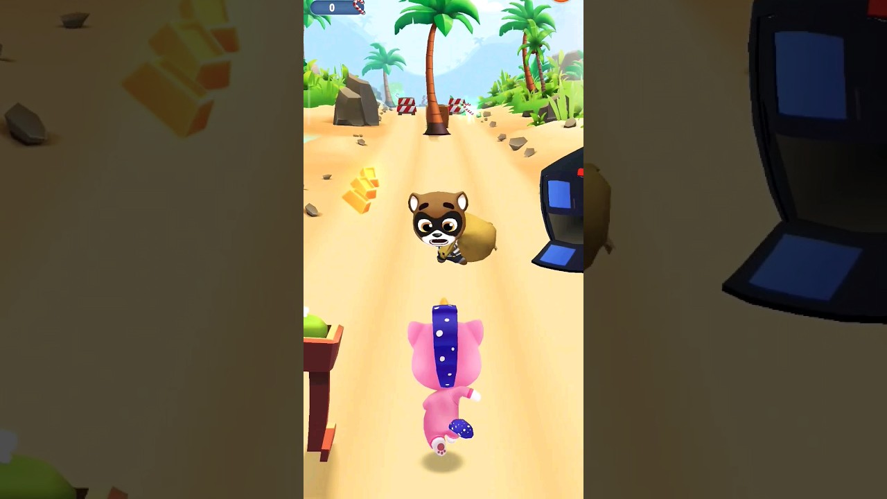 Talking tom unicorn  angela feel happy 