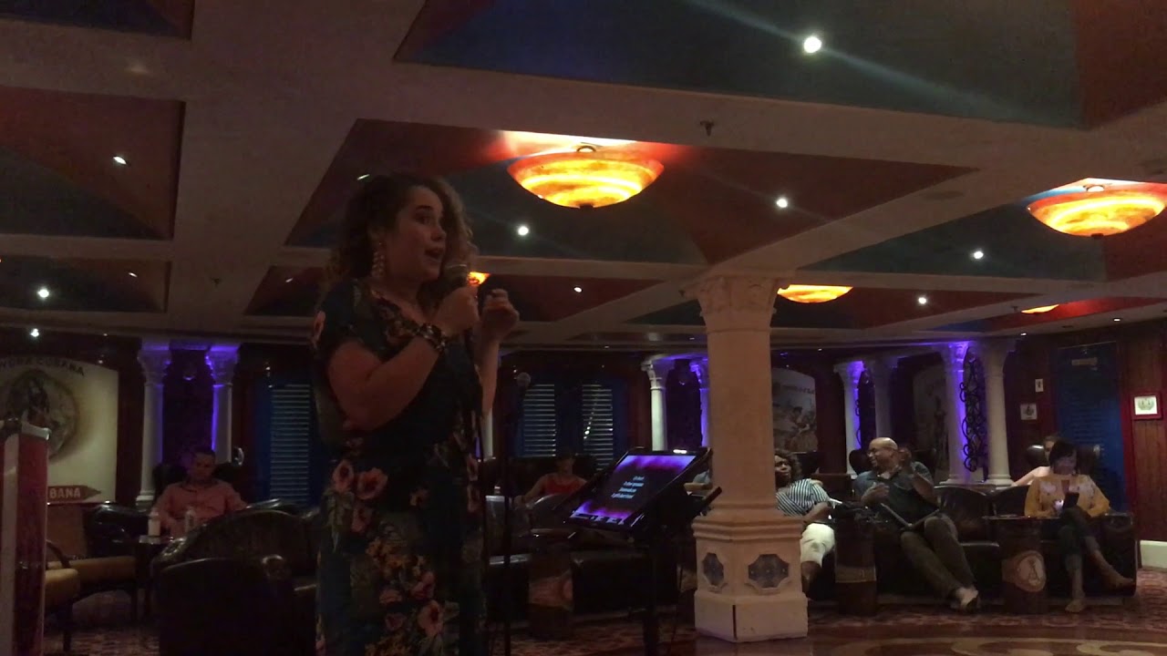 SINGING KARAOKE ON A CRUISE SHIP - YouTube