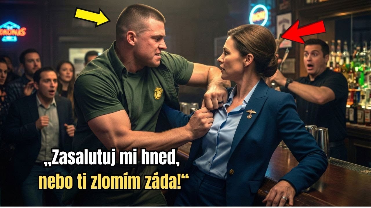 Námořník do ní strčil v baru, aniž by tušil, že velí celé námořní flotile.