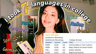 How I took 7 LANGUAGES in college| MIDDLEBURY COLLEGE| Tips to learn several languages at uni ??