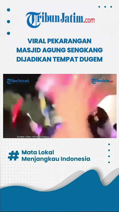 Viral Pekarangan Masjid Agung Sengkang Dijadikan Tempat Dugem, Peserta Pamer Paha