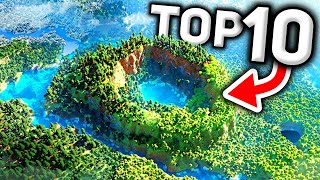 NEW TOP 10 BEST MINECRAFT SEEDS! (Minecraft Bedrock Edition Seeds) screenshot 5