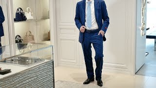 Мужской костюм-двойка от ISAIA, шерсть с добавлением эластана, review: ID 161407 Мужской костюм-двойка от ISAIA, шерсть с добавлением эластана, review: ID 161407