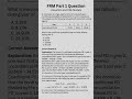 FRM Part 1 Question #frmpart1 #frm