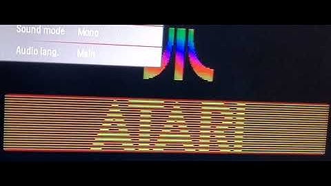 ATARI 7800 boot up logo Original Hardware