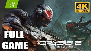 Crysis 2 Remastered Full Game Walkthrough [4K 60FPS PC RTX ON] - No Commentary